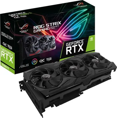 90YV0CC0-MTNM00 - Asus ROG Strix ROG-STRIX-RTX2080TI-O11G-GAMING GeForce RTX 2080 Ti Graphic Card 11GB GDDR6