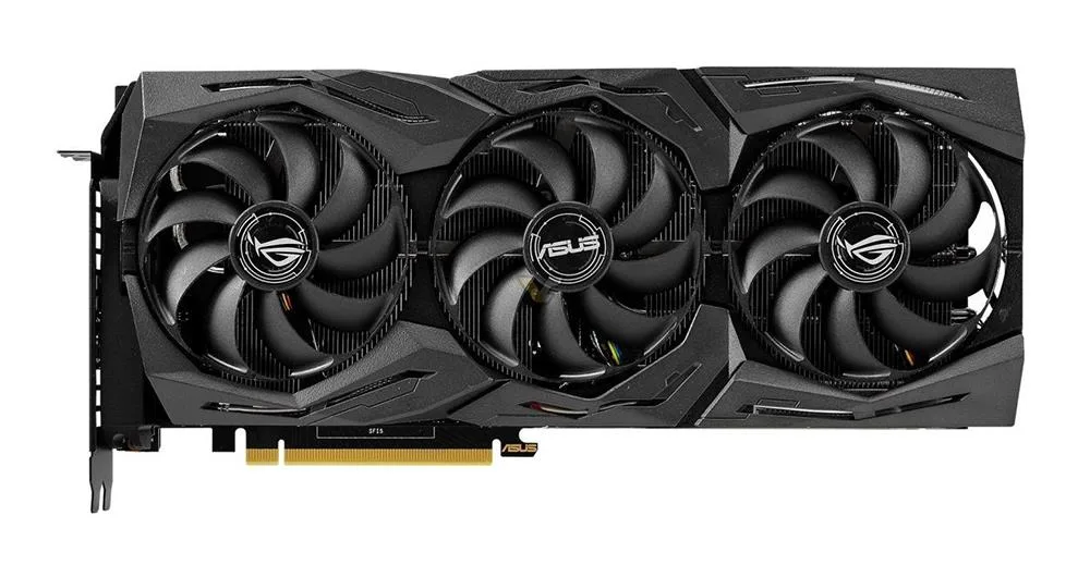 90YV0CC2-M0NM00 - ASUS ROG Strix ROG-STRIX-RTX2080TI-11G-GAMING GeForce RTX 2080 Ti Graphic Card 1350MHz Core 1560MHz Boost Clock 11GB GDDR6 PCI Express 3.0 x16 Triple Slot Space Required