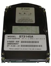 915009-608 - Seagate 130MB 3800RPM IDE/ATA 32KB Cache 3.5-inch Hard Drive
