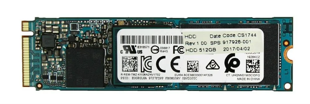 917926-001 - HP Turbo Drive G2 512GB Triple-Level Cell Solid State Drive