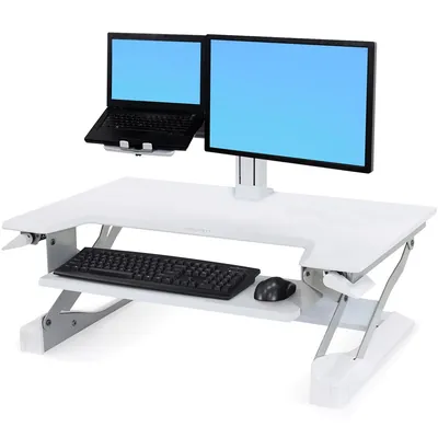 97-933-062 - Ergotron WorkFit LCD & Laptop Kit (White)