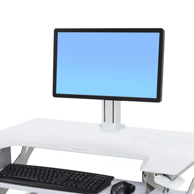 97-935-062 - Ergotron WorkFit Single LD Monitor Kit (White)