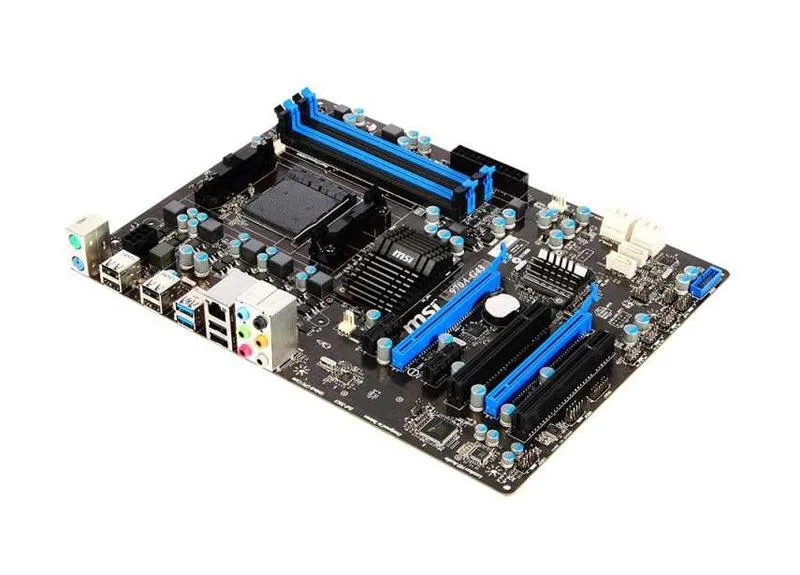 970A-G43-A1 - MSI Socket AM3+ AMD 970 + SB950 Chipset Support DDR3 4x DIMM 6x SATA 6.0Gb/s ATX Motherboard