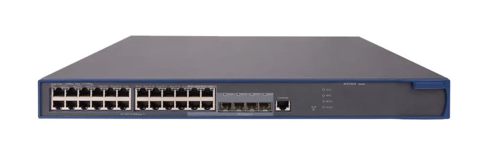 9801A119 - H3C S1026T Unmanaged Ethernet Switch 24 x 10/100Base-TX LAN, 2 x 10/100/1000Base-T Uplink