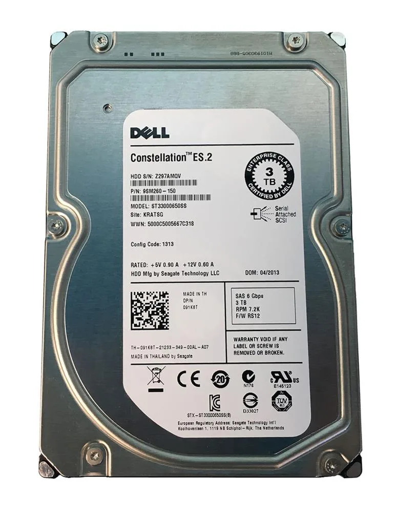 98M260-157 - Dell 3TB 7200RPM SAS 12Gb/s 3.5-inch Hard Drive