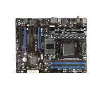 990FXA-GD65 - MSI Desktop Motherboard AMD Socket AM3+ ATX 1 x Processor Support 32GB DDR3 SDRAM Maximum RAM SLI, CrossFire, CrossFireX Support Serial ATA/600 Yes Controller No 2 x PCIe x16 Slot 2 x USB 3.0 Port
