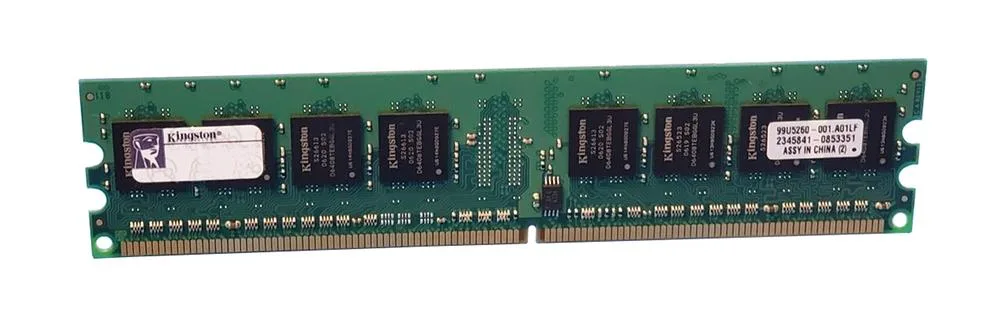 99U5260-001 A01LF - Kingston 512MB DDR2-533MHz non-ECC Unbuffered CL4 240-Pin DIMM 1.8V Memory Module