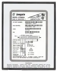 9B6001-307 - Seagate Decathlon 850MB 5400RPM IDE/ATA 256KB Cache 3.5-inch Hard Drive
