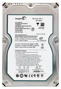9BX134-505 - Seagate Barracuda 7200.11 500GB 7200RPM SATA 3Gb/s 8MB Cache 3.5-inch Hard Drive