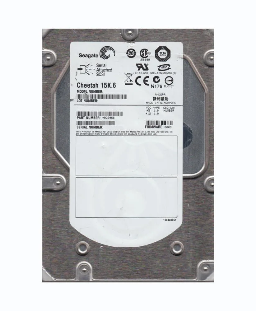 9CE066-999 - Seagate Cheetah 15K.6 146GB 15000RPM SAS 3Gb/s 16MB Cache (CE) 3.5-inch Hard Drive
