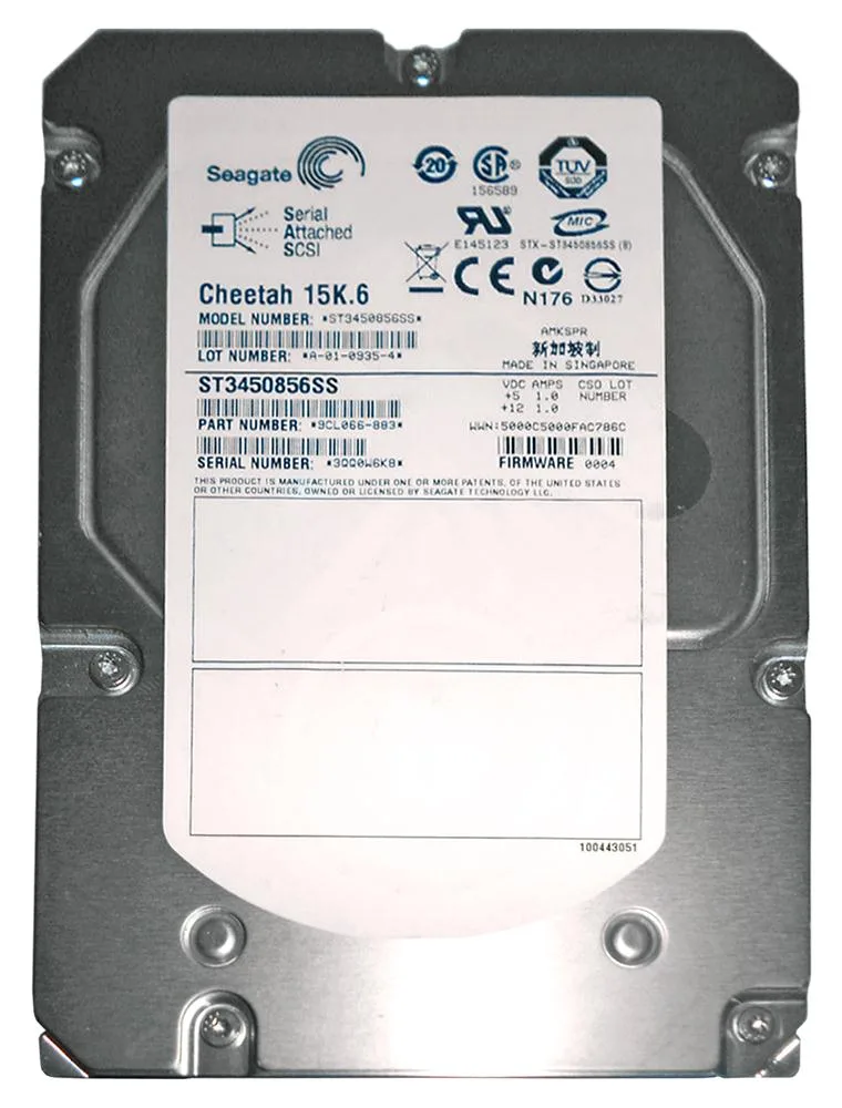 9CL066-883 - Seagate 450GB 15000RPM SAS 3Gb/s 3.5-inch Hard Drive