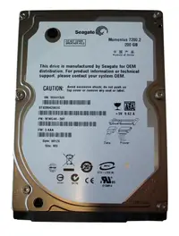 9FWG44-501 - Seagate 200GB 7200RPM SATA 3Gb/s 2.5-inch Hard Drive