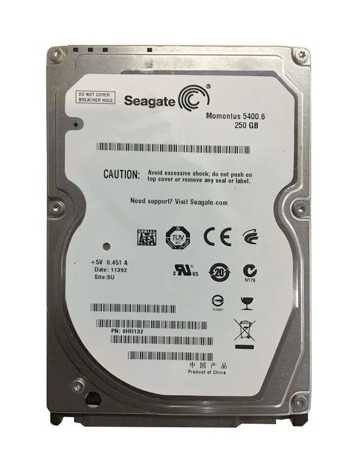 9HH132-188 - Seagate Momentus 5400.6 250GB 5400RPM SATA 3Gb/s 8MB Cache 2.5-inch Hard Drive