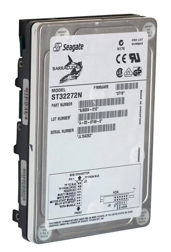 9J6004-010 - Seagate 2GB 7200RPM Ultra SCSI 3.5-inch Hard Drive
