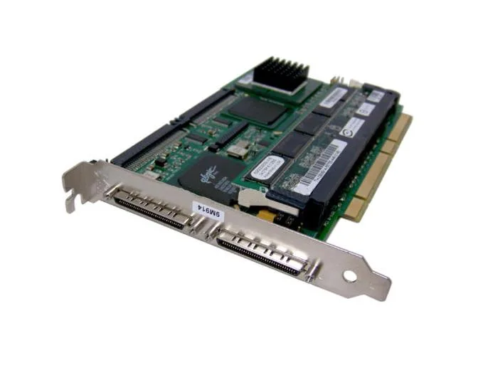 9M914 - Dell PERC3 Dual Channel PCI Ultr160 SCSI RAID Controller Card with 64MB Cache