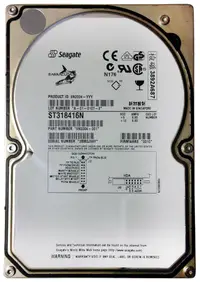 9N2004-001 - Seagate 18GB 7200RPM Ultra2 SCSI 3.5-inch Hard Drive