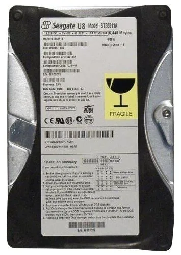 9P5005-032 - Seagate U8 6.4GB 5400RPM ATA-66 512KB Cache 3.5-inch Hard Drive