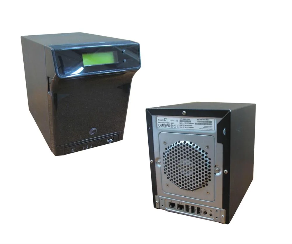 9SJ5PA-500 - Seagate BlackArmor NAS 400 4-bay 4 x USB 2.0 4 x SATA 3Gbps 2 x Gigabit Ethernet Network Storage Server