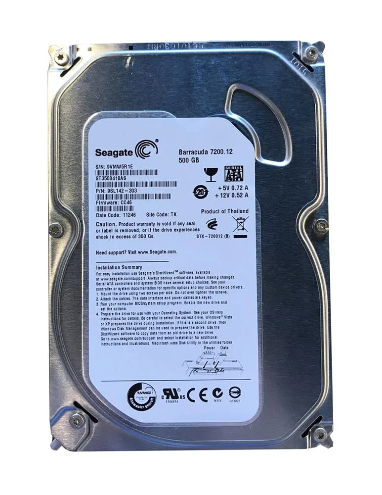 9SL142-303 - Seagate 500GB 7200RPM SATA 3Gb/s 3.5-inch Hard Drive