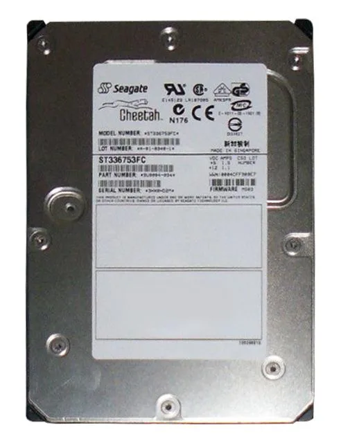 9U9004-034 - Seagate Cheetah 15K.3 36.7GB 15000RPM Fibre Channel 2Gb/s 8MB Cache (CE) 3.5-inch Hard Drive