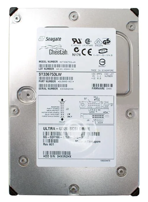 9U9005-037 - Seagate Cheetah 15K.3 36.7GB 15000RPM Ultra320 SCSI 68-Pin 8MB Cache (CE) 3.5-inch Hard Drive