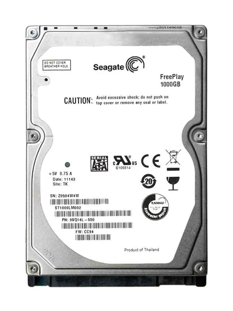 9VQ14L-550 - Seagate 1TB 5900RPM SATA 3Gb/s 2.5-inch Hard Drive