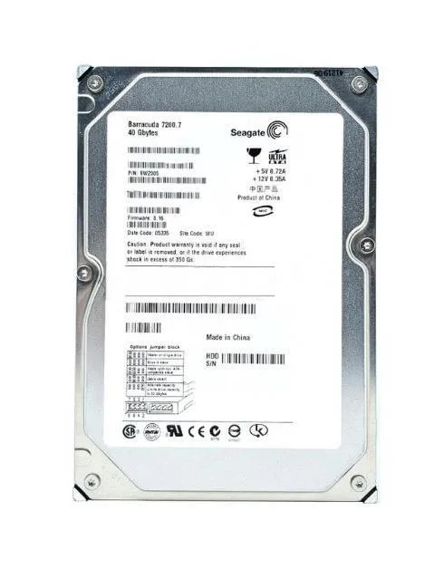 9W2005-033 - Seagate BarraCuda 7200.7 40GB 7200RPM ATA-100 2MB Cache 3.5-inch Hard Drive