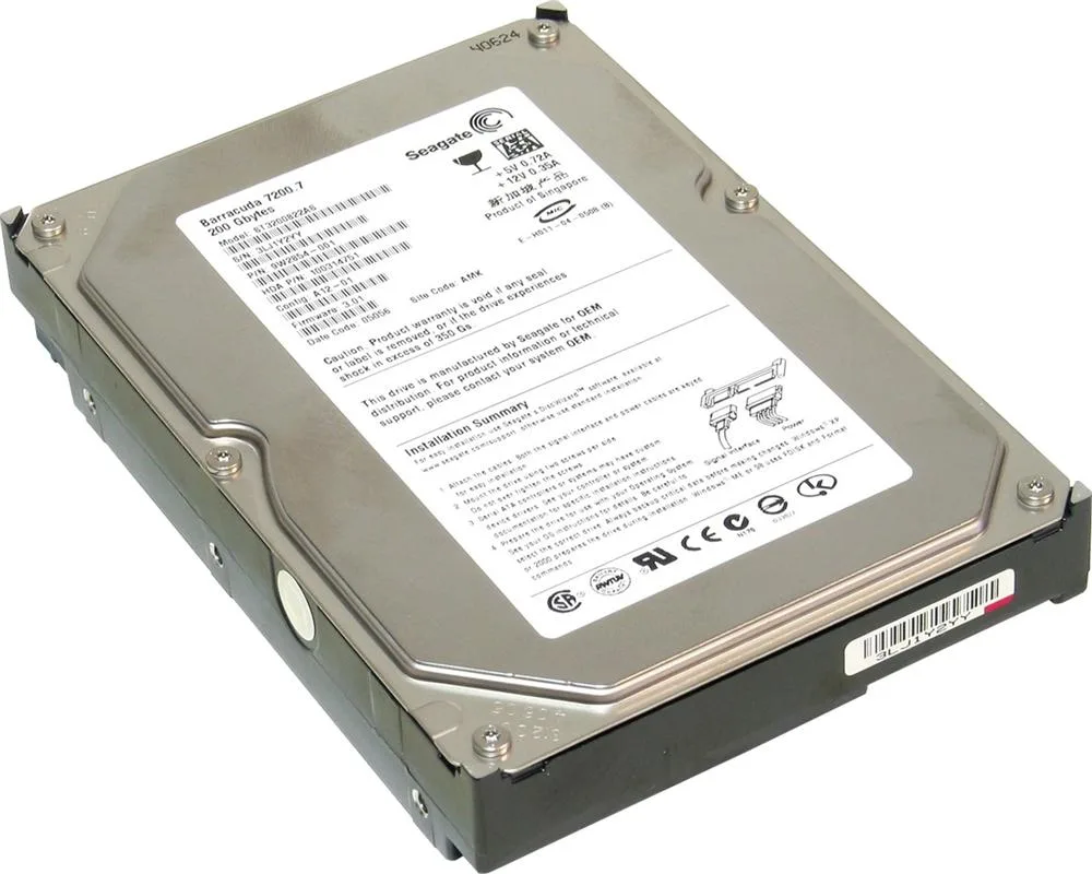 9W2854-001 - Seagate BarraCuda 7200.7 200GB 7200RPM SATA 1.5Gb/s 8MB Cache 3.5-inch Hard Drive