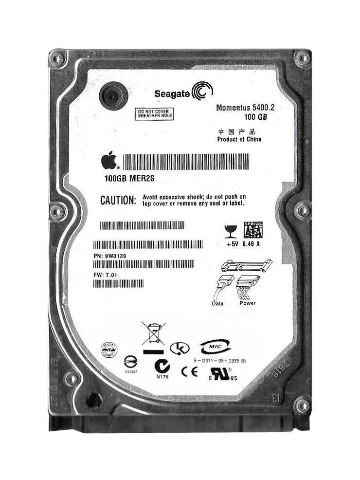 9W3139-189 - Seagate Momentus 5400.2 100GB 5400RPM SATA 1.5Gb/s 8MB Cache (CE) 2.5-inch Hard Drive
