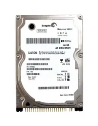 9W3882-505 - Seagate Momentus 5400.2 60GB 5400RPM IDE Ultra ATA/100 (ATA-6) 8MB Cache (CE) 2.5-inch Hard Drive