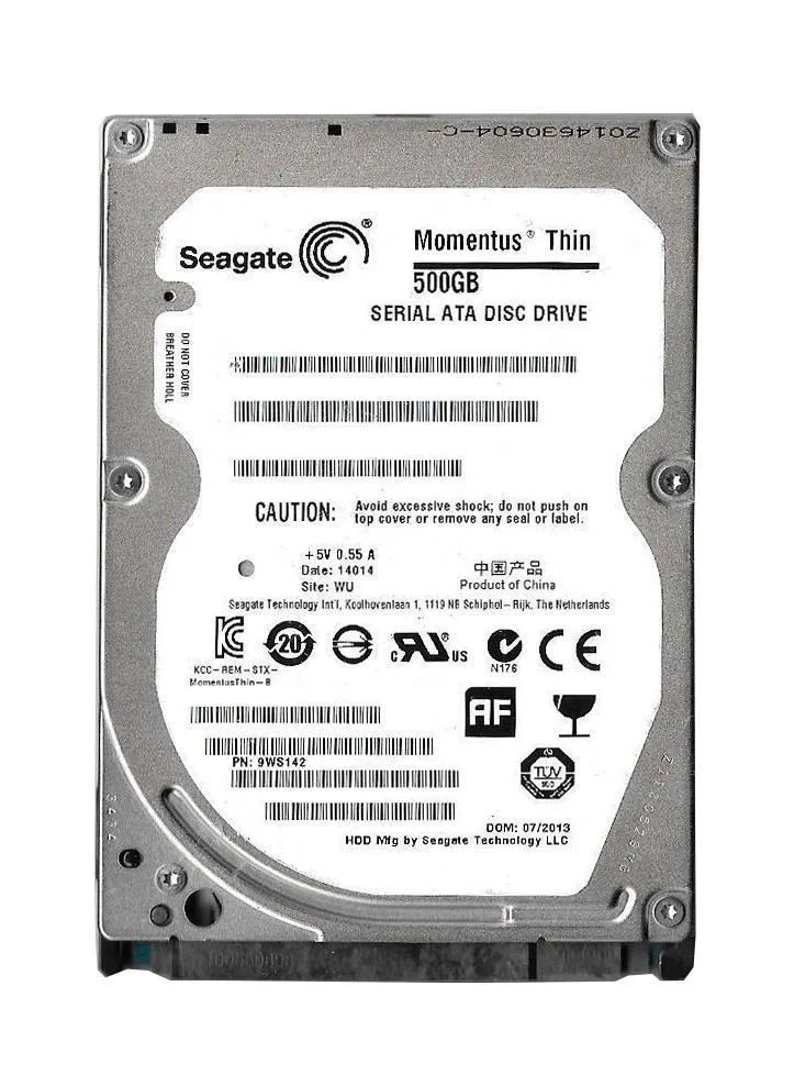 9WS142-801 - Seagate 500GB 5400RPM SATA 3Gb/s 16MB Cache 2.5-inch Hard Drive