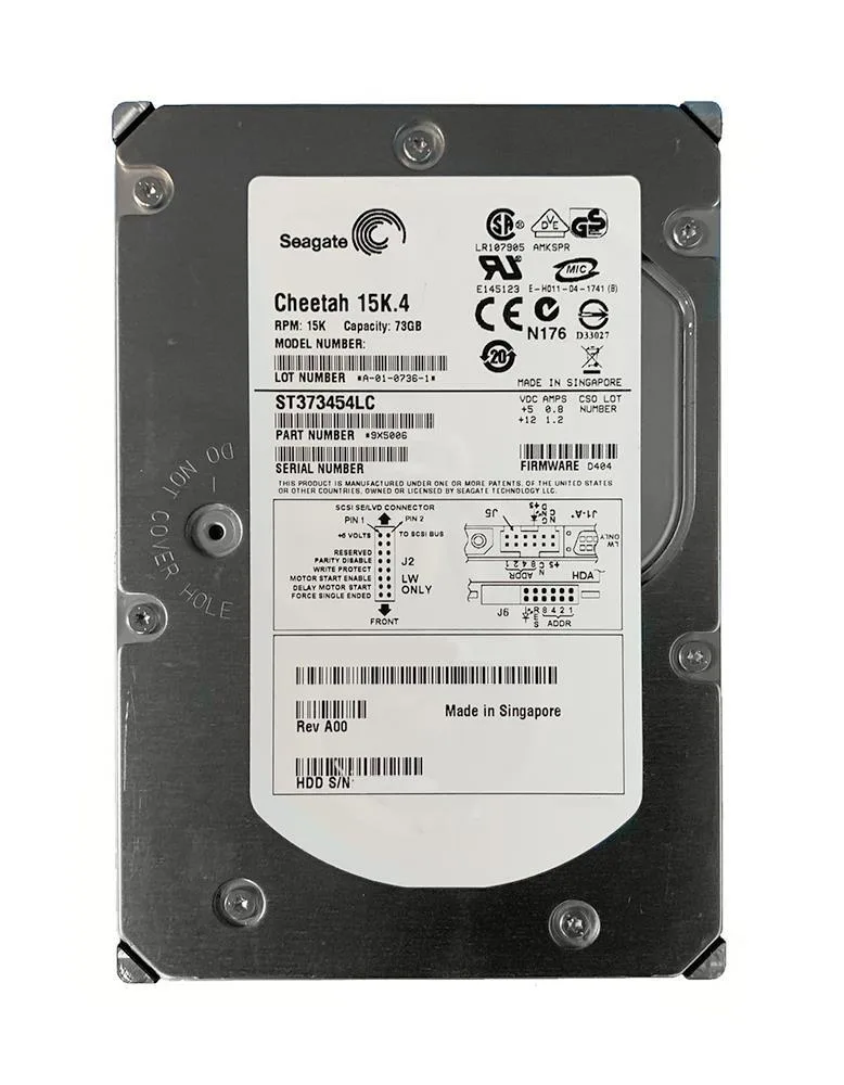 9X5006-066 - Seagate Cheetah 15K.4 73GB 15000RPM Ultra320 SCSI 8MB Cache 80-Pin 3.5-inch Hard Drive