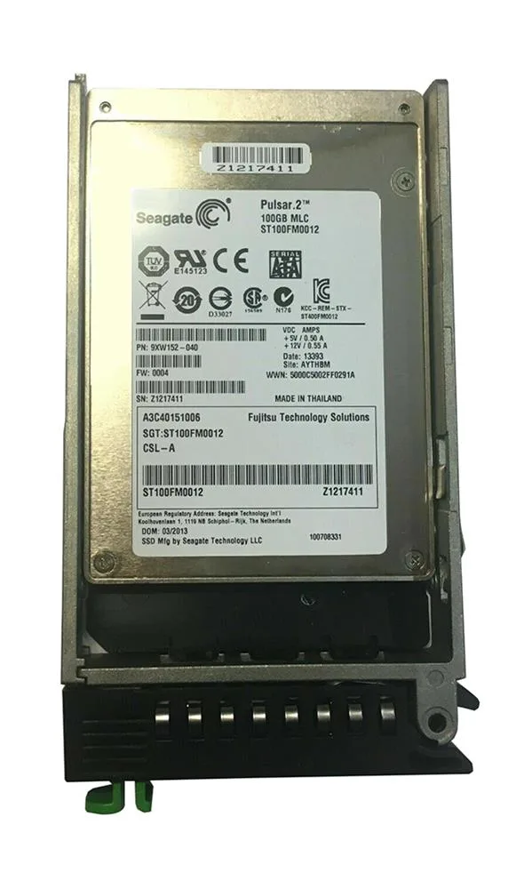 9XW152-040 - Seagate Pulsar.2 100GB SATA 6Gb/s 2.5-inch Solid State Drive