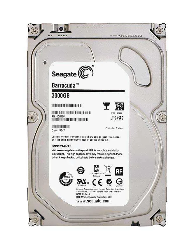 9YN166-033 - Seagate BarraCuda 3TB 7200RPM SATA 6Gb/s 64MB Cache (CE) 3.5-inch Hard Drive