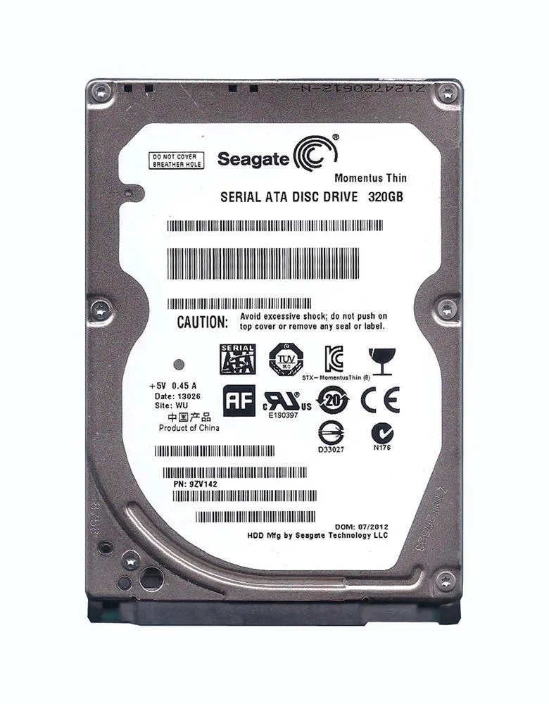 9ZV142-032 - Seagate 320GB 7200RPM SATA 7mm 2.5-inch Hard Drive HDD