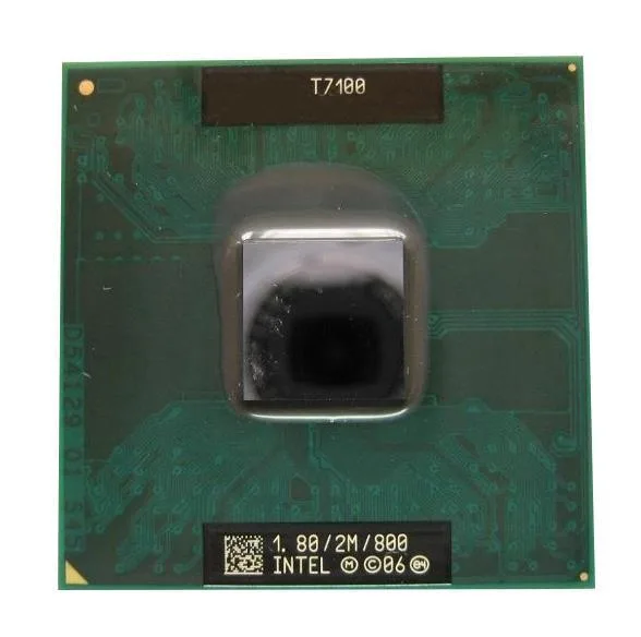 A000014230 - Toshiba 1.80GHz 800MHz FSB 2MB L2 Cache Socket PBGA479 / PPGA478 Intel Core 2 Duo T7100 Dual Core Processor