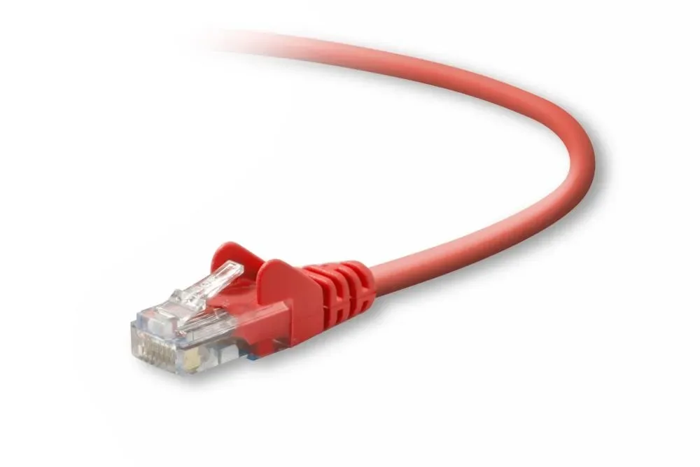 A3L791-01-RED-S - Belkin 1FT Cat5e Ethernet Patch Cable (Red)