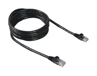A3L791-03-BLK-S - Belkin 3FT Cat5E Snagless Ethernet Patch Cable (Black)