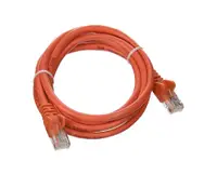 A3L791-03-ORG-S - Belkin 3FT Cat5E Snagless Ethernet Patch Cable (Orange)