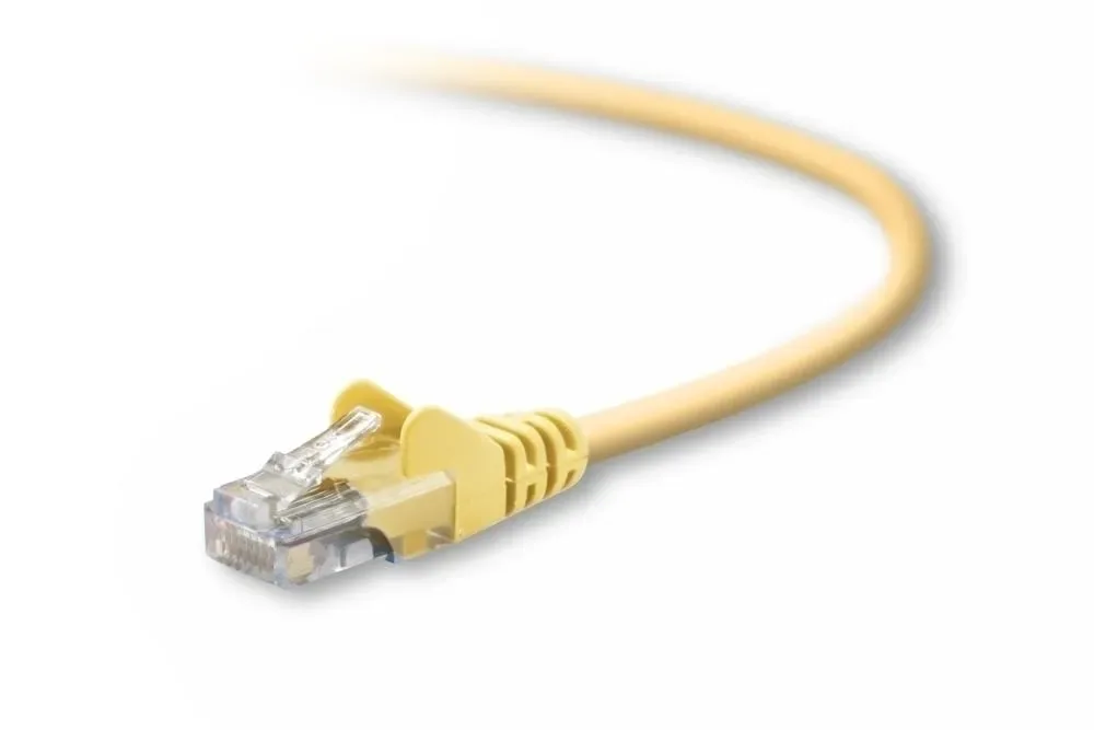 A3L791-06-YLW-S - Belkin 6ft Cat5e RJ45 Network Patch Cable (Yellow)