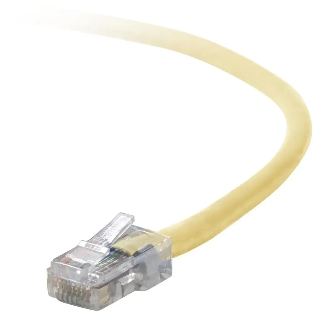 A3L791-10-YLW - Belkin 10ft Cat5e RJ45 Network Patch Cable (Yellow)