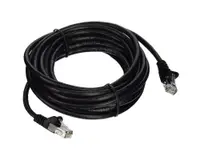 A3L791-15-BLK-S - Belkin 15ft Cat5e Snagless Network Patch Cable (Black)