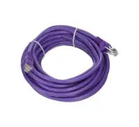 A3L791-20-PUR-S - Belkin 20ft Cat5e RJ45 Network Patch Cable (Purple)