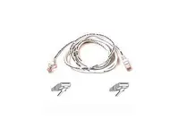 A3L791B15M-WHTS - Belkin 15M Cat5e RJ45 Network Patch Cable (White)