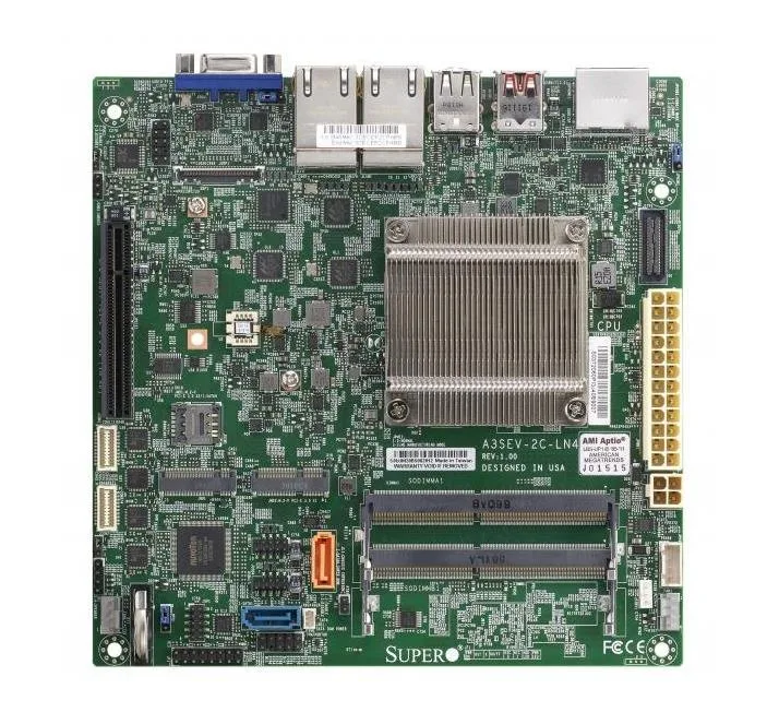 A3SEV-4C-LN4 - Supermicro MiniITX Intel Atom x6425E DDR4 FCBGA-1493 Motherboard