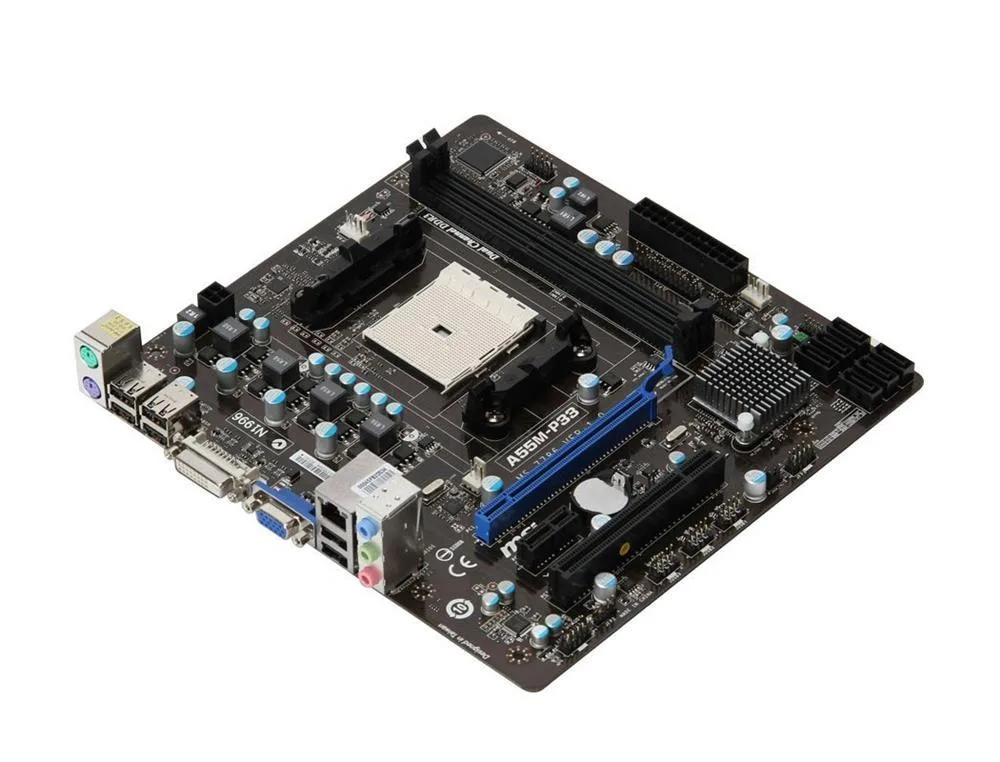 A55M-P33-C3 - MSI Socket FM1 AMD A55 Chipset DDR3 2x DIMM 6x SATA 3.0Gb/s Micro-ATX Motherboard