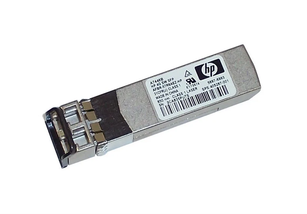 A7446BLOT5 - HP 4Gbps Short Wave Multi-mode Fiber Channel 500m 850nm Duplex LC Connector SFP Transceiver Module