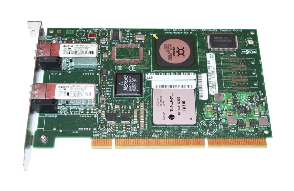 A9782B - HP Dual Channel Fibre Channel 1000Base-SX Host Bus Adapter with Standard Bracket Card Only