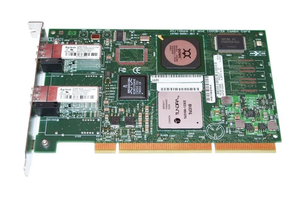 A9782BX - HP Dual Channel Fibre Channel 1000Base-SX PCI-X Host Bus Adapter with Standard Bracket (card Only)