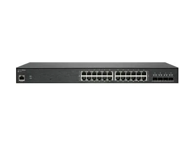 Dell AB183023 SWS14-24 24-Ports 10/100/1000Base-T RJ-45 Gigabit Ethernet + 4-Ports 10GBase-X SFP+ Layer 3 Managed 1U Rack-mountable Network Switch